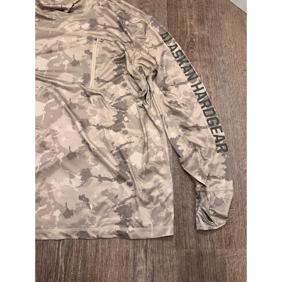 Alaskan Hardgear U.P. Stream Hoodie Men's L Camo Long Sleeves Sun Shirt UPF 50+ - Picture 8 of 8